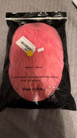 Pink short bob wig