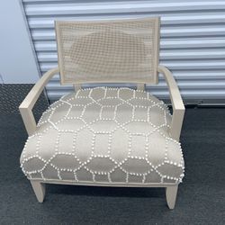 Custom Cream & White Seat Set