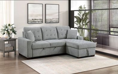 Sectional storage/pullout bed