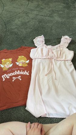 T-shirt & long shirt dress