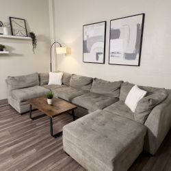 Thomasville Gray Modular Sectional Couch DELIVERY WITHIN A WEEK