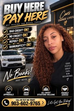 No Credit - bankruptcy - Repos ok! Come in with downpayment guaranteed approval! DM!