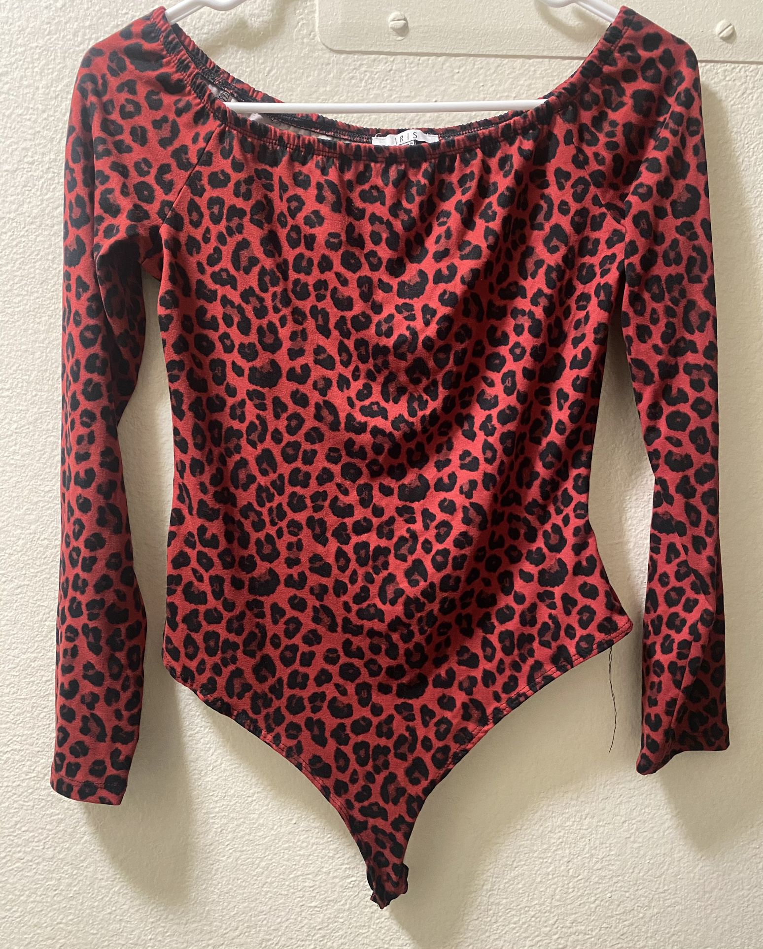 Red Leopard Bodysuit 