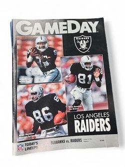 Vintage 1(contact info removed) Seattle Seahawks Kingdome Program Lot (5 Issues)