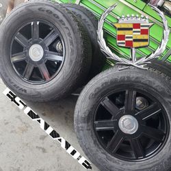☆ SET of FOUR 18" Escalade Rims with GREAT Tires 6x5.5 Chevrolet GMC Suburban Silverado Sierra Yukon Tahoe 6x139.7 20 275 65 18
