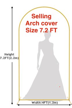 Selling bundle  10 pieces!  $13 each backdrop Arch Covers size 7.2 ft X 48 inch wide. New/ open