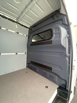 Steel Safety Partition with Window for Mercedes Sprinter High Roof – Cargo Van Bulkhead