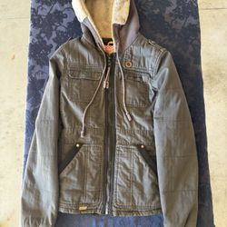 Girl’s (kids) Billabong Hooded Winter Jacket Size Med!