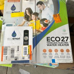 New Eco Smart ECO27 Tankless Electric Water Heater 27kW 240v