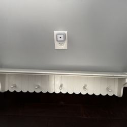 Coat Wall Hanger - White 