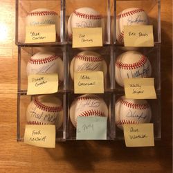 Autograph Baseballs For Sale! Balls Are $25 and Up
