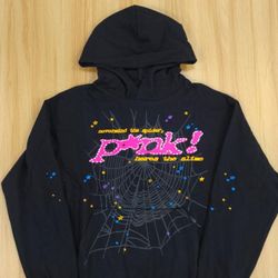 Spider Black Pink Hoodie 