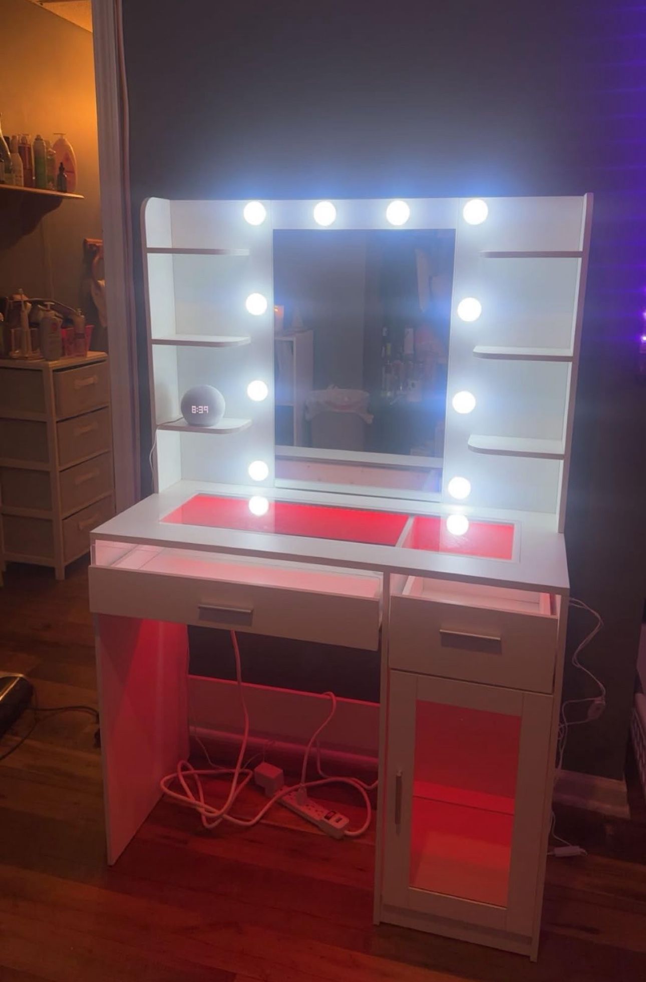 Vanity Mirror Desk