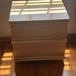 chest of drawers and desk