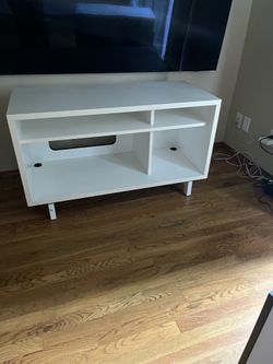Modern White TV Stand / Media Console