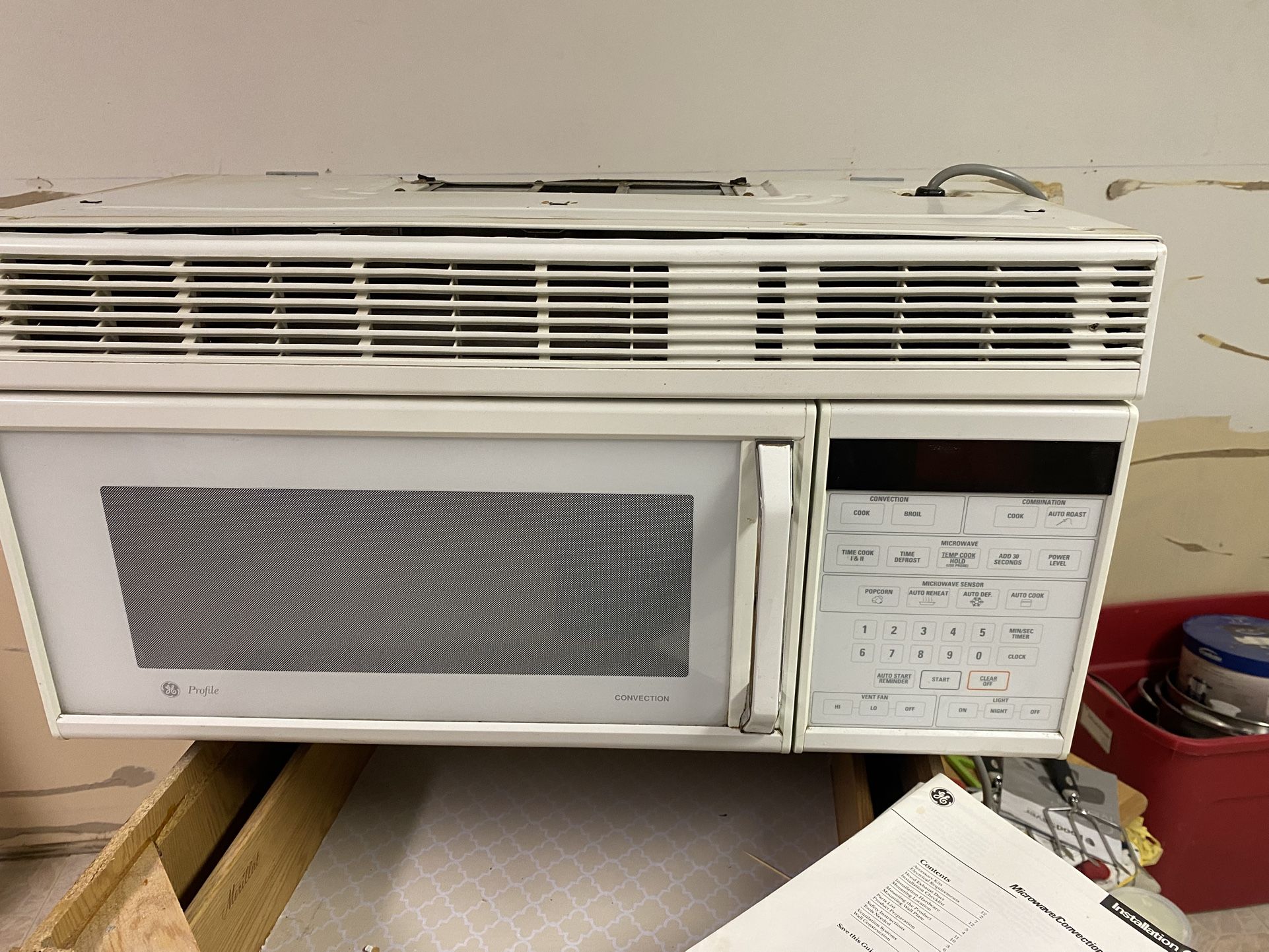 GE Microwave/convection