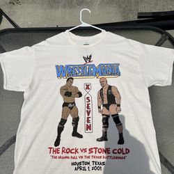 2001 WWE Shirt Large