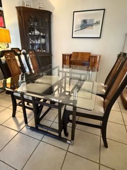Glass Dining Table