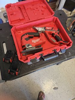 18 gauge double cut metal shear and 18 fuel brushless Jig saw