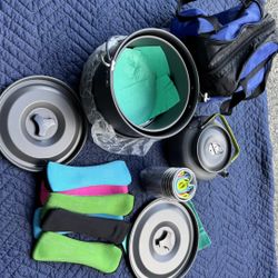 Odoland 39pcs Camping Cookware & Table Set