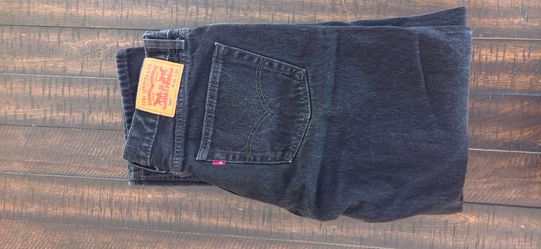 Levis 505 Black Jeans