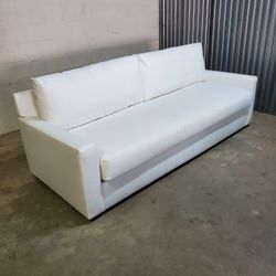 New Pottery Barn White Sofa