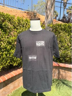 Supreme Split Box Black Tee - XL&L