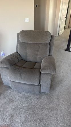 Gray Recliner Chair
