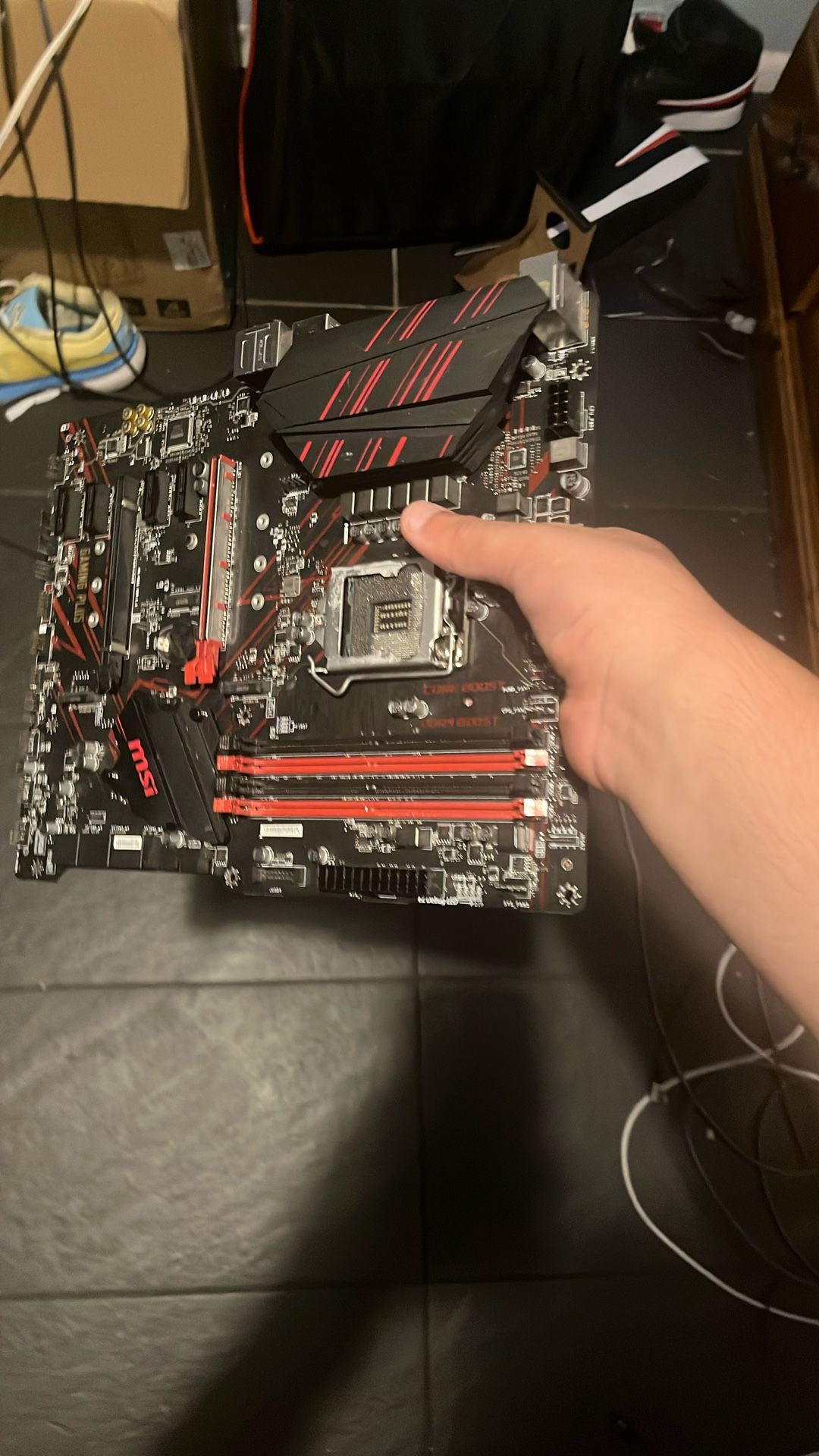 Gaming PC motherboard