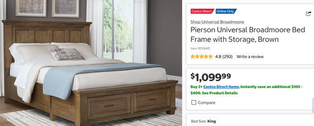 Pierson King Bed Frame