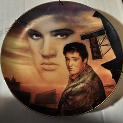 Elvis Heartbreake Hotel Plate