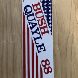 Bush/Quayle Bumpersticker