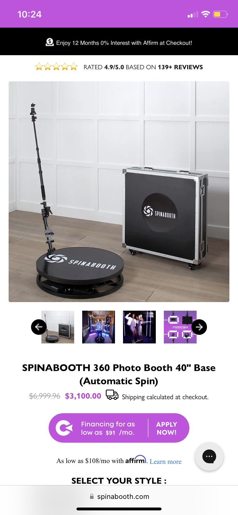 360 Photobooth For Sale