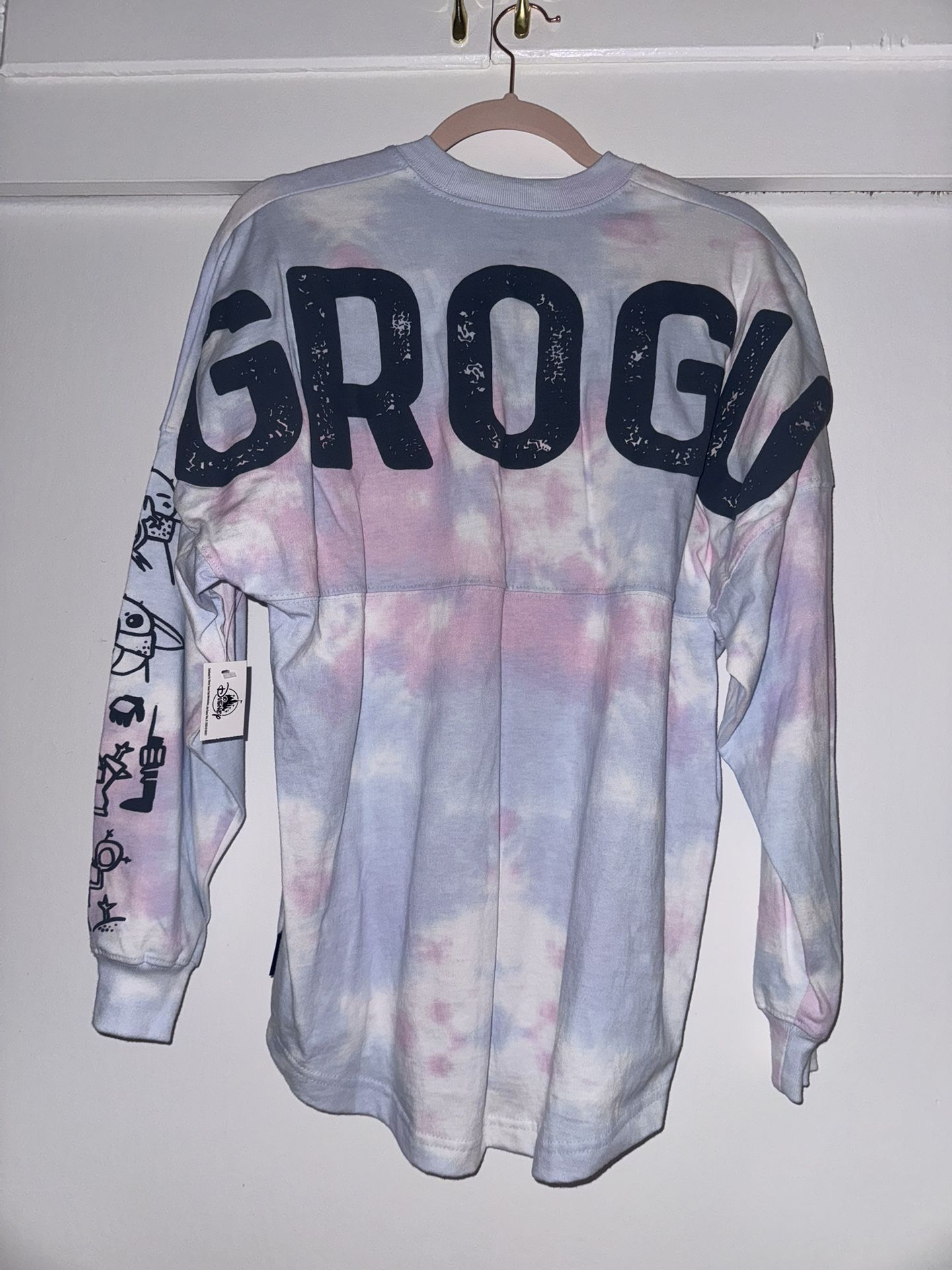 Disney Parks The Mandalorian Grogu Tie-Dye Spirit Jersey Disneyland