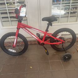 Specialized Kids Bike Red (with Or Without Training Wheels)