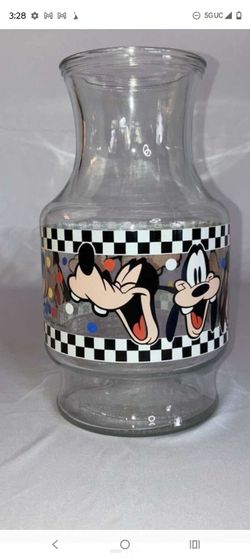 Disney Goofy Glass Carafe Jar