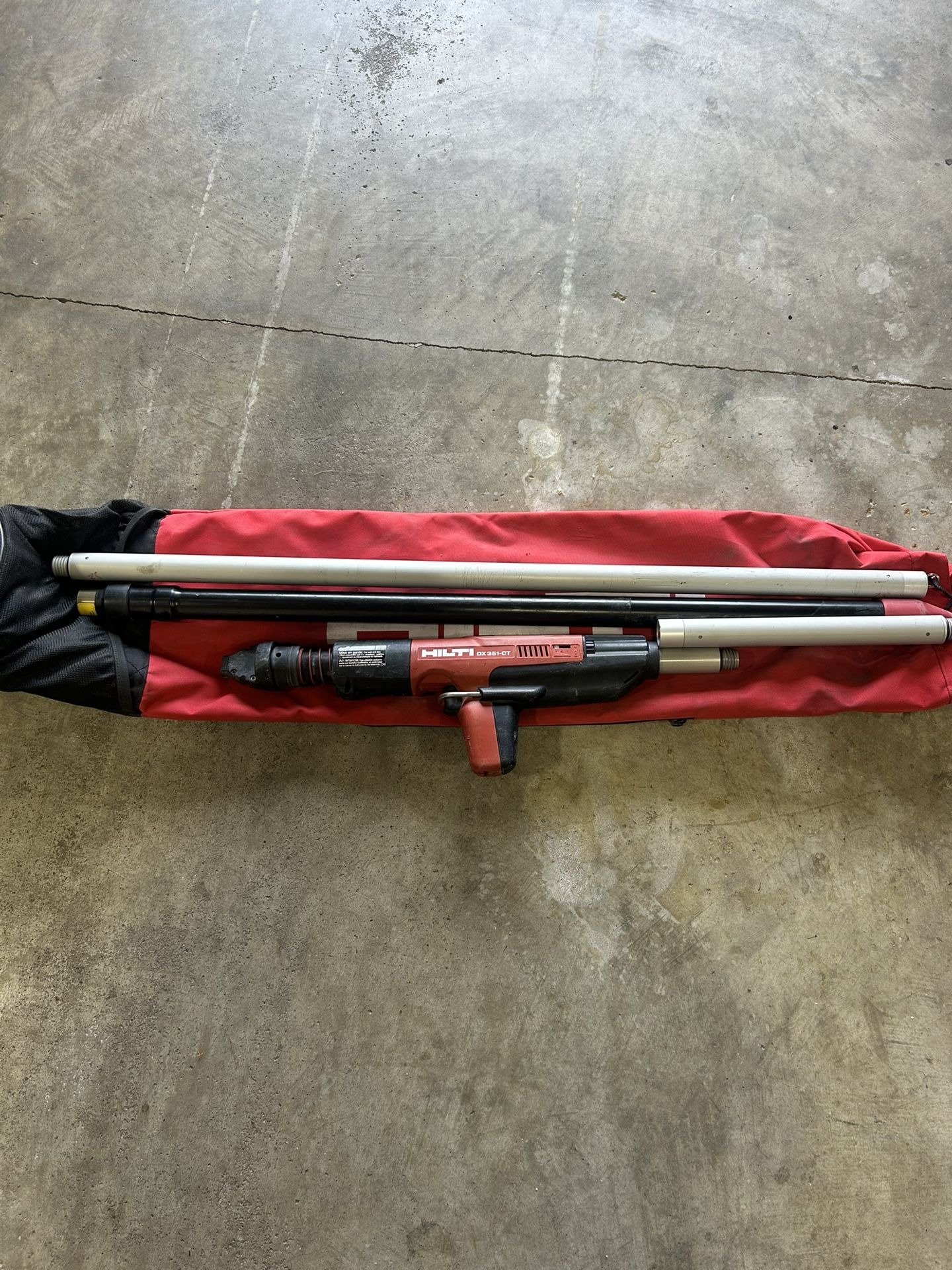 Hilti Ram Set Pole Gun With Extension