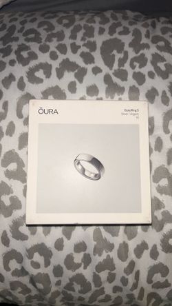 Oura Ring 5 Silver size 10
