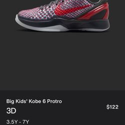 Big Kids Kobe 6 Proto Hollywood 3d