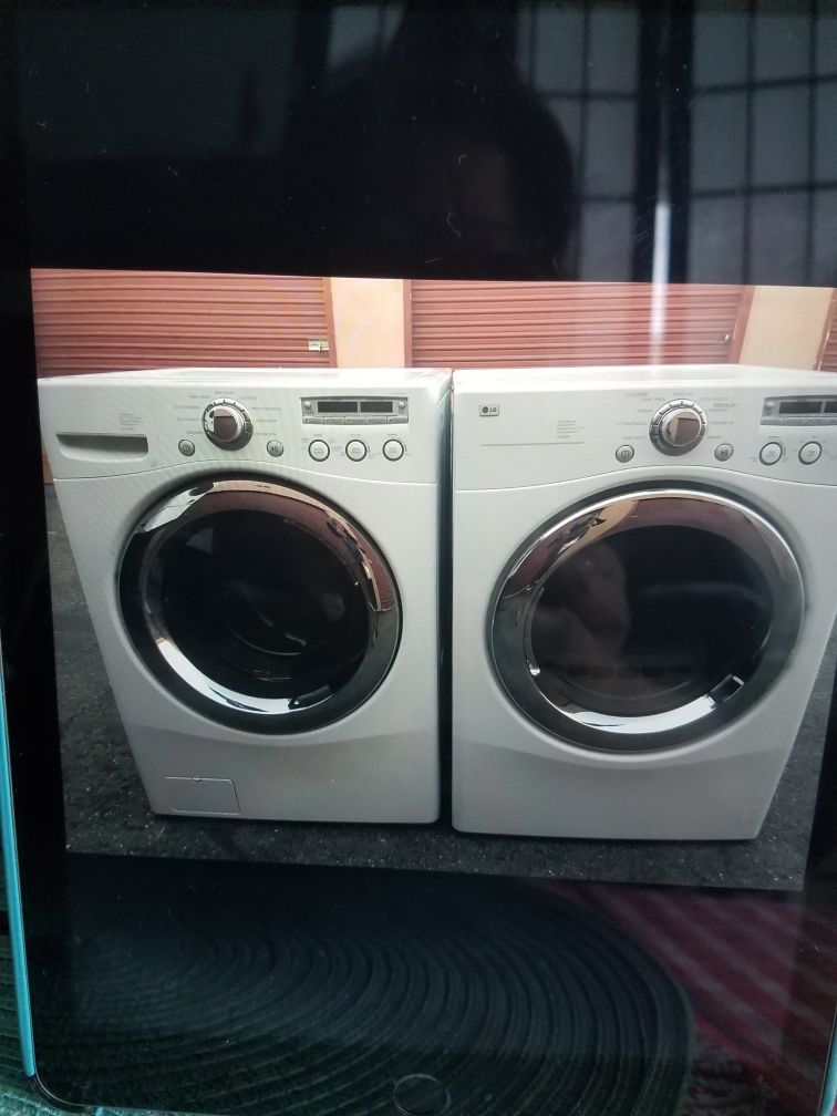 LG washer and gas dryer