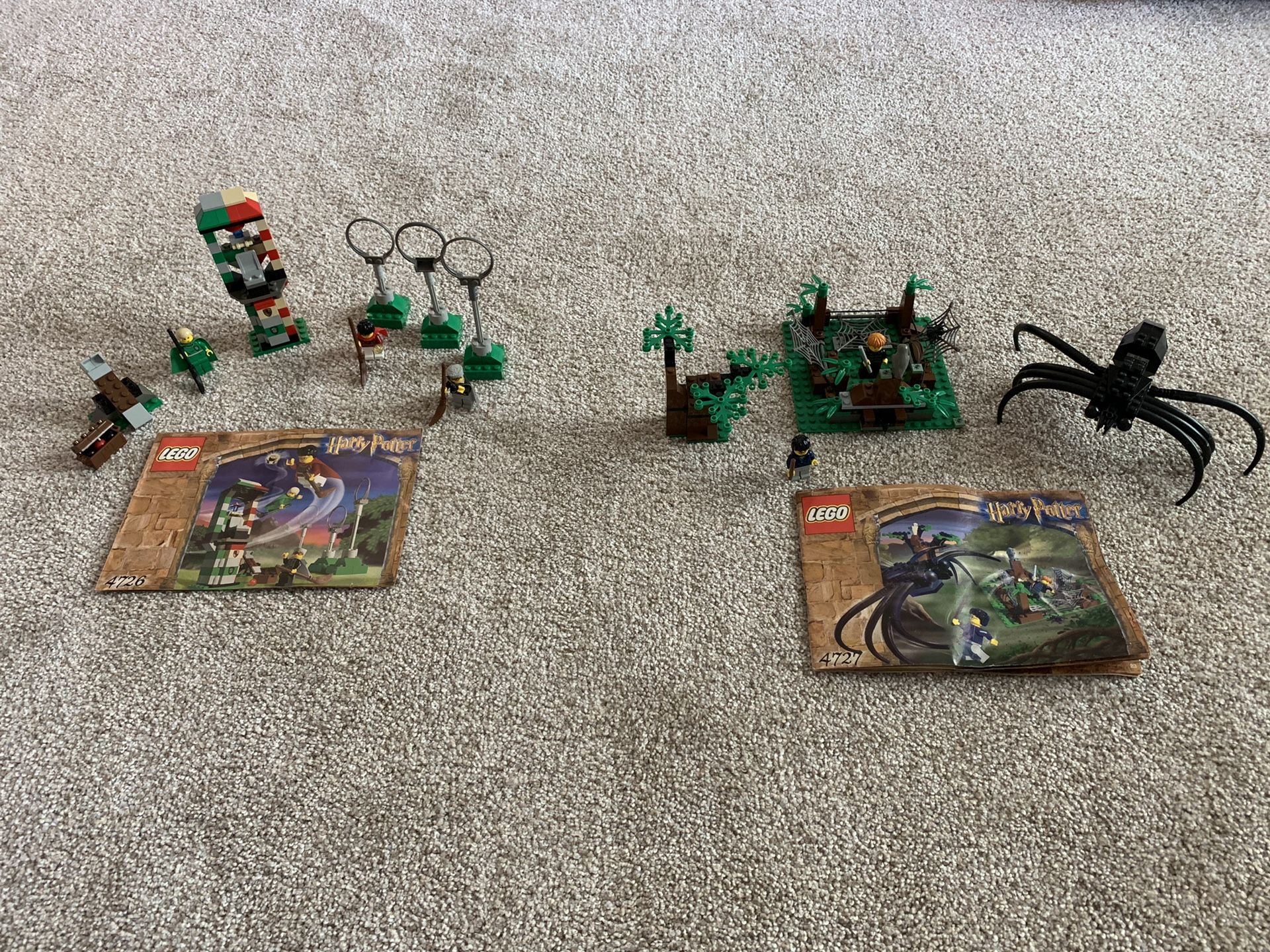 Harry Potter LEGO from 2002 (sets 4726 and 4727)