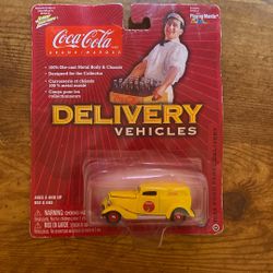 Johnny Lightning Coca-Cola Delivery Vehicles 1933 Ford Panel Delivery die-cast model