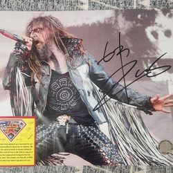 Rob Zombie Autographed Poster With COA 