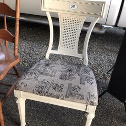 Accent chair chalk painted 