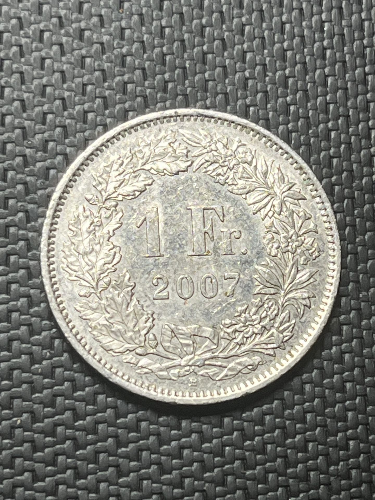 2007 1Fr Helvetia Coin