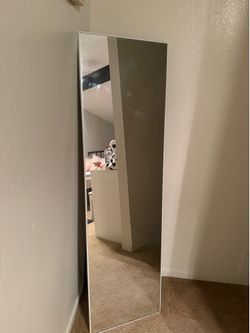 Large white mirrror