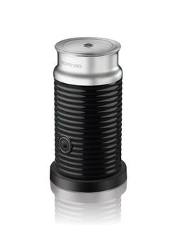Nespresso Aeroccino 3 Milk Frother, Black, Steel
