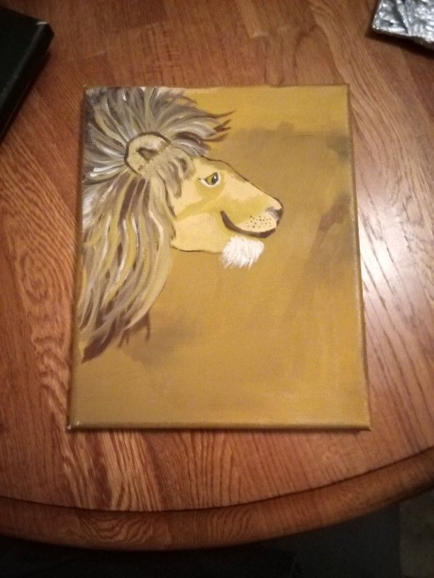 Lion Painting By Ellen 