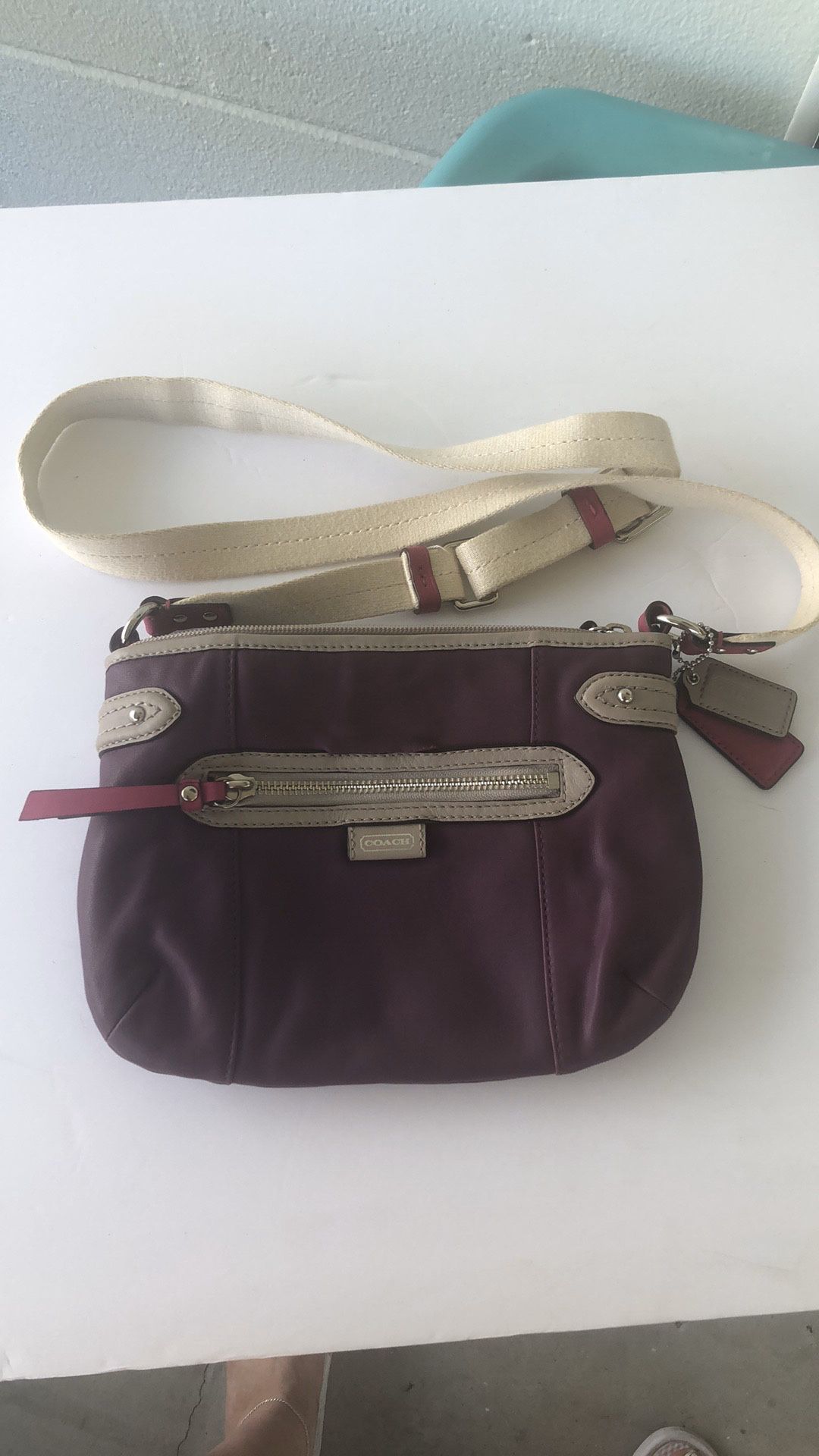 Coach Rare purple crossbody/shoulder bag