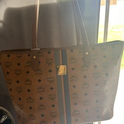 MCM Cognac Tote